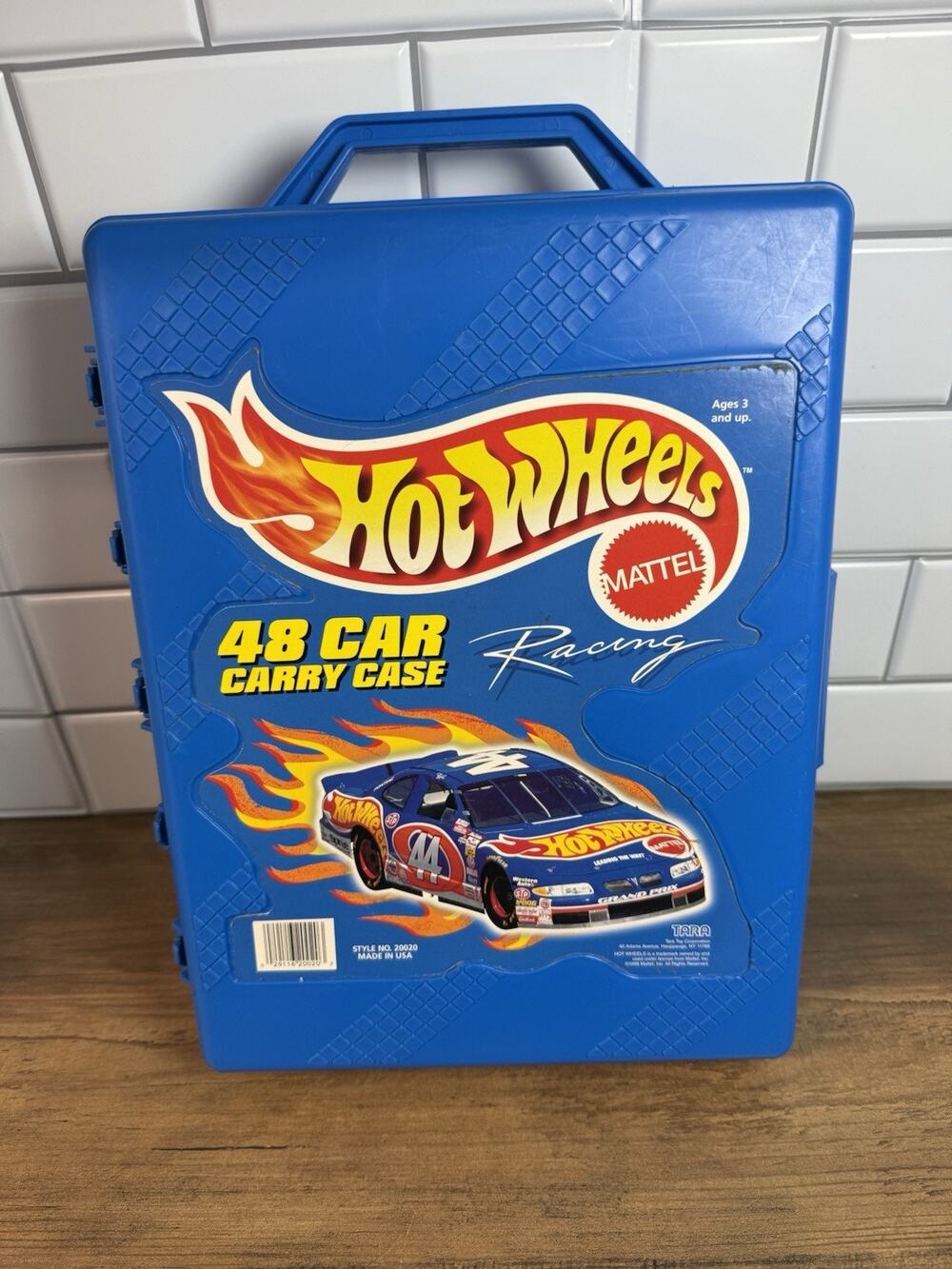 Hot Wheels 48-Car Carry Case Blue w/ Carry Handle, Style 30220